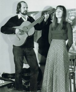 Image of Gloucester Folk Club circa 1972, Michael Raven and Joan Mills