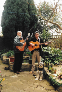 Image of Nick Jones with Mike, 18-March-1997